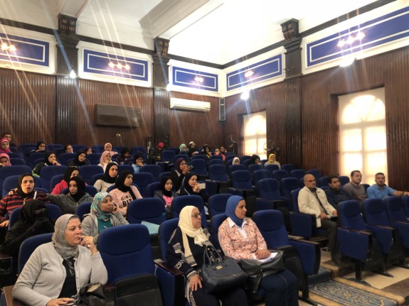 ورشة عمل بكلية تربية رياضية